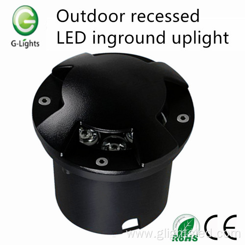 Outdoor recessed led inground uplight